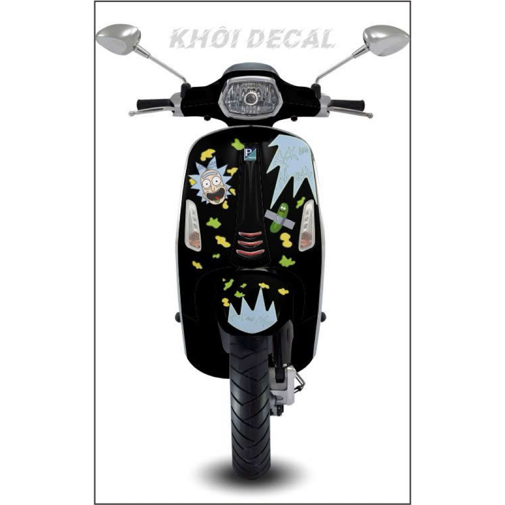 Tem Vespa print siêu đẹp