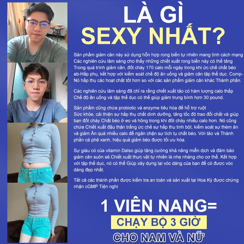 Việt Nam 7 ngày giảm cân cấp tốc （1-16kg） giảm mỡ bụng thuốc giảm cân