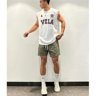 Áo Ba Lỗ Hè Nam Nữ Cổ Tròn Đẹp Phối Chữ Hai Mặt VZLA 30 Cá Tính Chất Liệu Cotton Thoáng Mát Mền Mịn