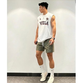 Áo Ba Lỗ Hè Nam Nữ Cổ Tròn Đẹp Phối Chữ Hai Mặt VZLA 30 Cá Tính Chất Liệu Cotton Thoáng Mát Mền Mịn