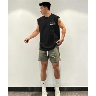 Áo Ba Lỗ Hè Nam Nữ Cổ Tròn Đẹp Phối Chữ Hai Mặt Selvz Ngôi Sao  Cá Tính Chất Liệu Cotton Thoáng Mát Mền Mịn