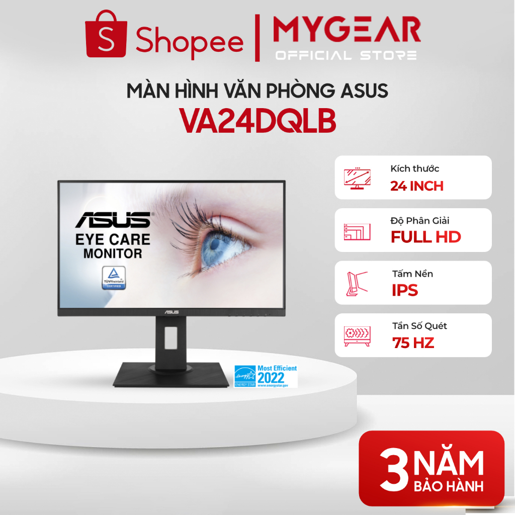 Màn hình ASUS VA24DQLB 23.8 inch IPS FHD 75Hz 5ms Anti-Glare Adaptive ...