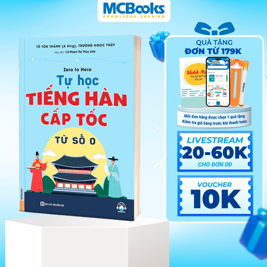 Sách - Zero To Hero Tự Học Tiếng Hàn Cấp Tốc Từ Số 0