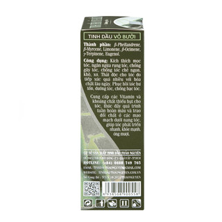 Tinh dầu vỏ bưởi dưỡng tóc Thảo Nguyên kích thích mọc tóc, ngừa rụng tóc (100ml)