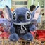 Gấu bông stitch phối quần áo đáng yêu chất liệu lông thỏ dài cao cấp làm quà tặng cho bé, bạn trai
