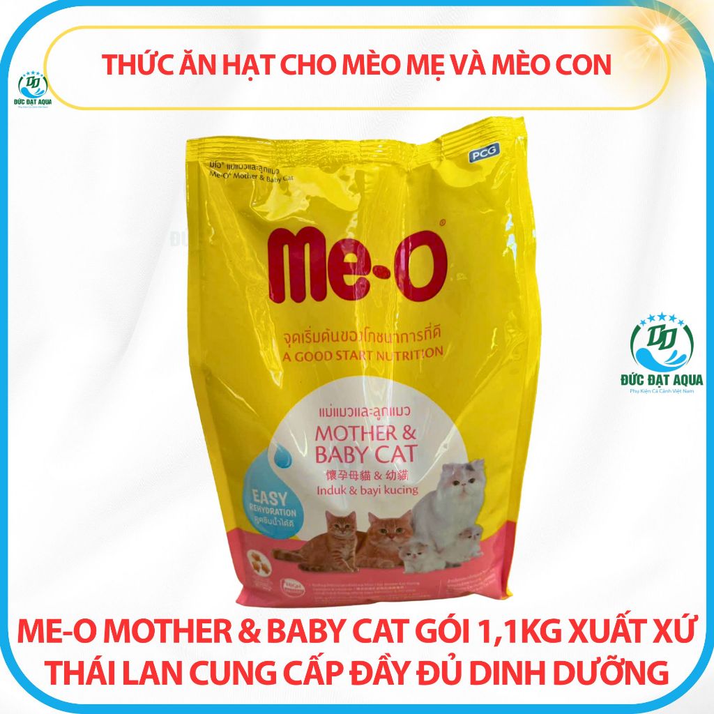 thức ăn mèo bầu & mèo mới sinh me-o Mother & Baby Cat Xuất xứ Thái Lan Cung cấp đầy đủ dinh dưỡng 5