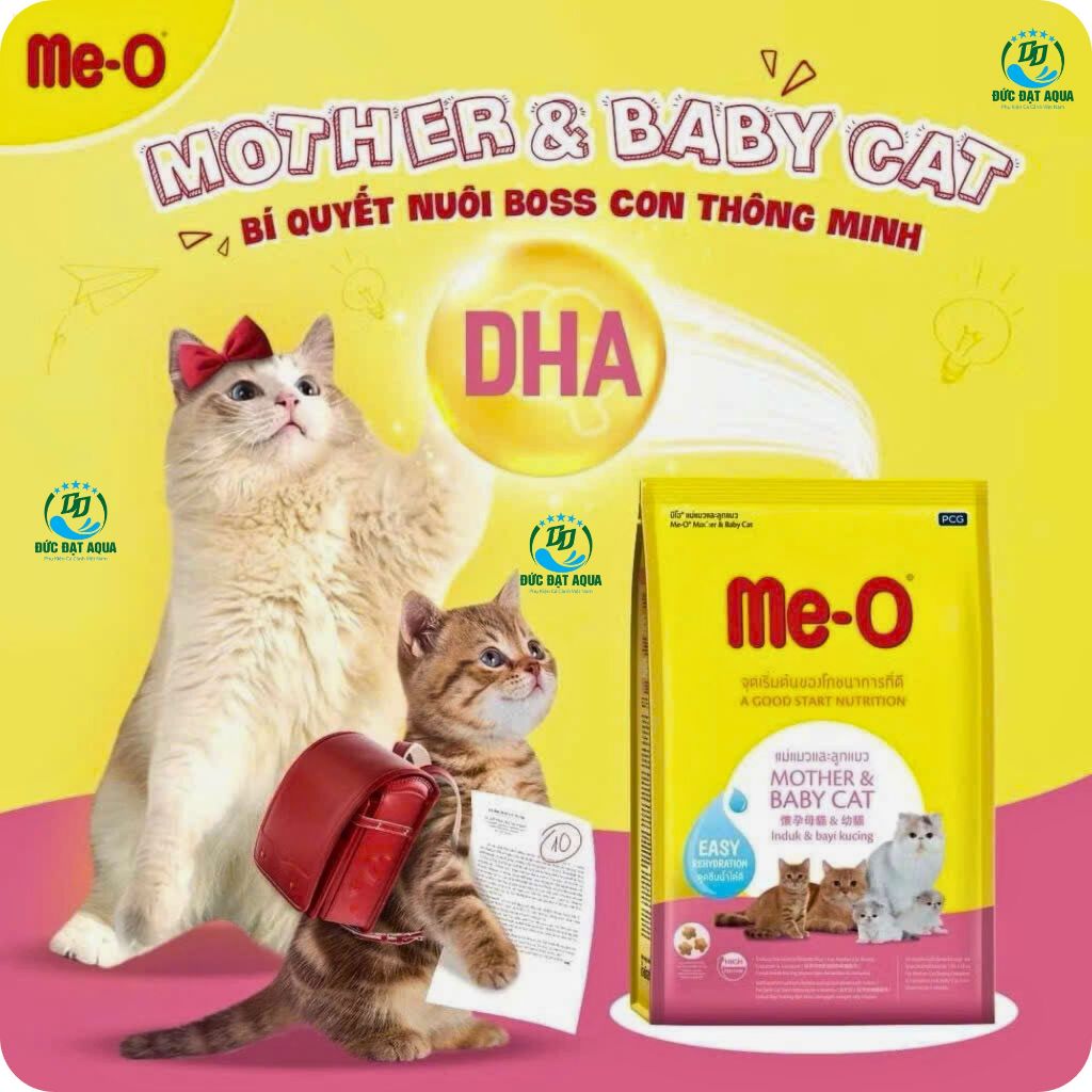 thức ăn mèo bầu & mèo mới sinh me-o Mother & Baby Cat Xuất xứ Thái Lan Cung cấp đầy đủ dinh dưỡng 4