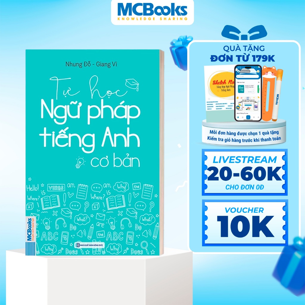 Sách - Tự học ngữ pháp tiếng Anh  cơ bản - Khổ nhỏ cầm tay