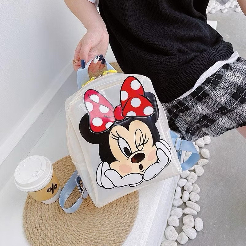 Balo trong suốt đeo đi học đi chơi, balo cute