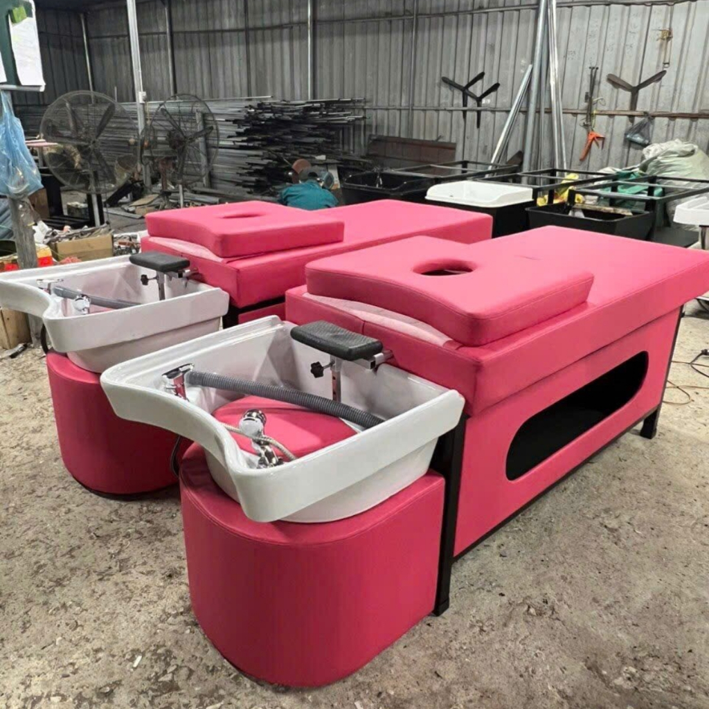 Giường gội đầu 2in1, Giường gội dưỡng sinh - Giường gia công theo yêu cầu giá tại xưởng