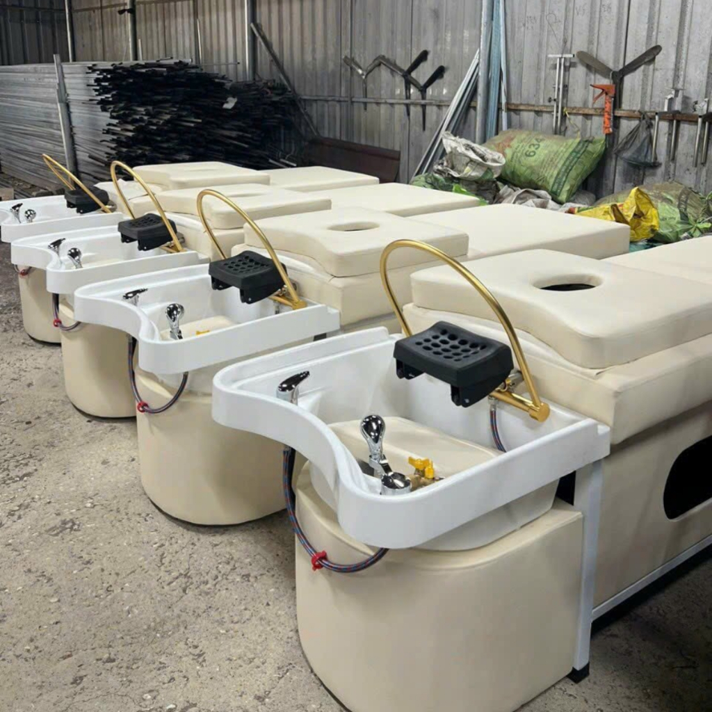 Giường gội đầu 2in1, Giường gội dưỡng sinh - Giường gia công theo yêu cầu giá tại xưởng