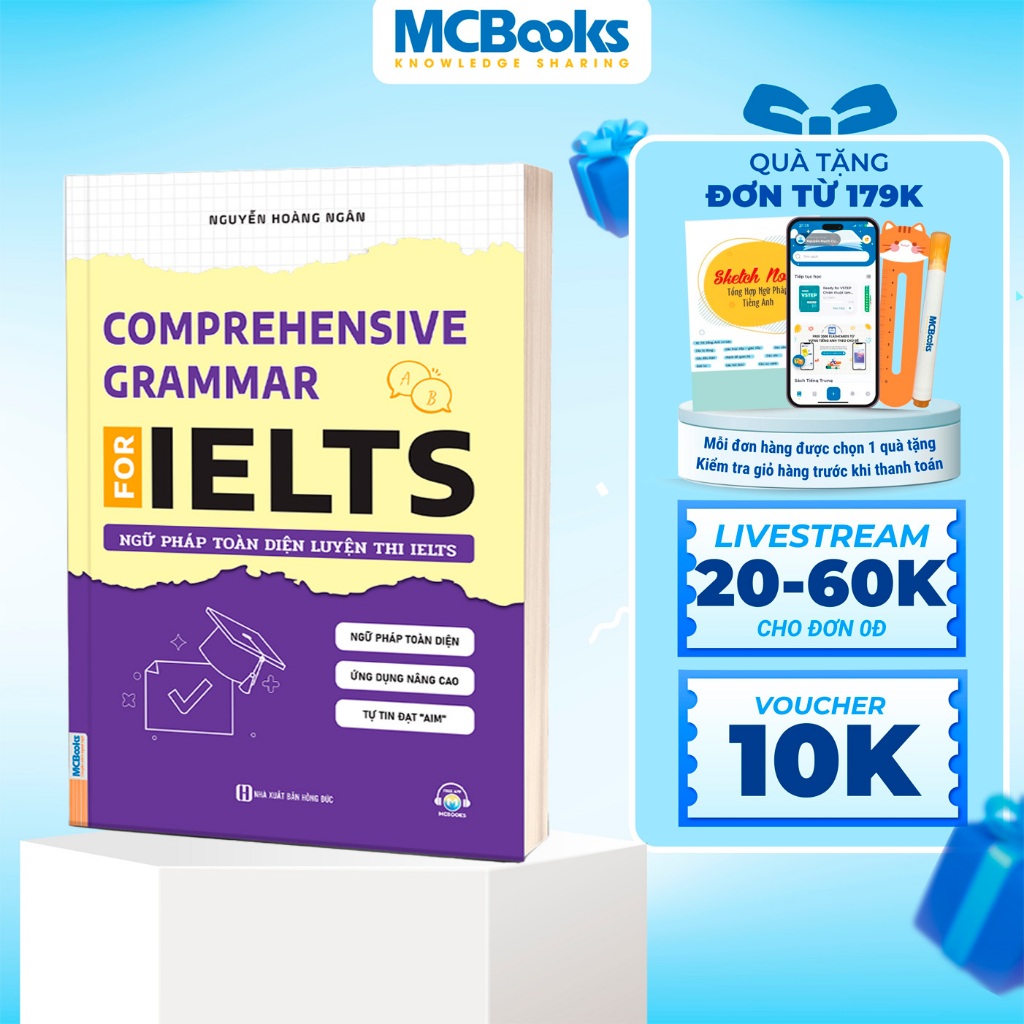 Sách - Ngữ pháp toàn diện luyện thi IELTS - Comprehensive Grammar For IELTS