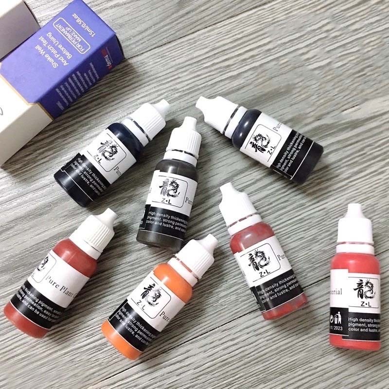 Mực tập Gubei tập phun xăm mày môi