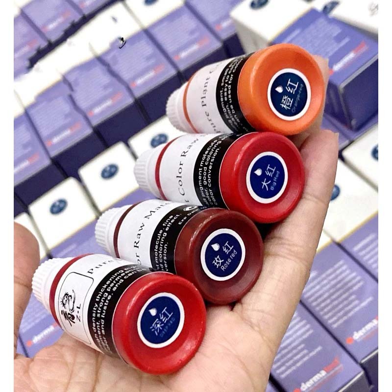 Mực tập Gubei tập phun xăm mày môi