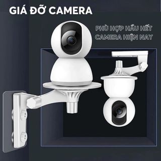 Giá Đỡ Camera Gắn Tường Xoay 360 Độ Chất Liệu Nhựa ABS Phù Hợp Mọi Loại Camera Imou Xiaomi Tplink Life Plus - GDCM01