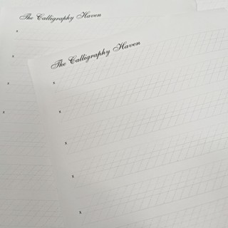 combo bút mực Calligraphy, bút quản chéo, mực đen Calligraphy, giấy tập viết chữ đẹp