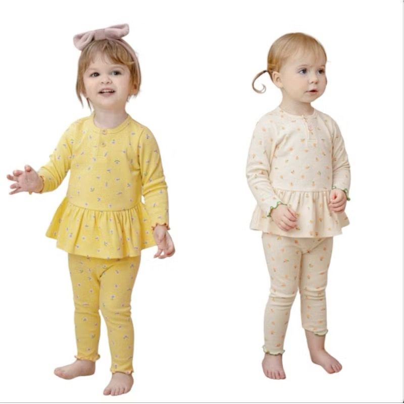 Pimpollo hoa nhi Xuất dư Hàn chất cotton tăm dày dặn 120 (14-17kg)