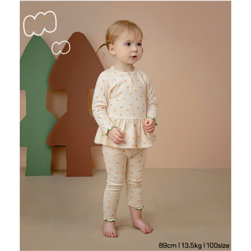 Pimpollo hoa nhi Xuất dư Hàn chất cotton tăm dày dặn 120 (14-17kg)