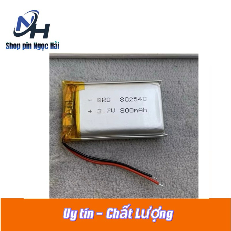 Pin sạc Lithium Polymer 802540 800mAh 3.7V | Shopee Việt Nam