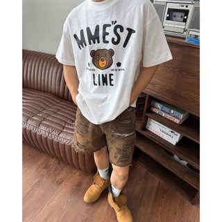 Quần short MMESTLINE "CHAOS" Short Jeans Fit Premium Denim Wash