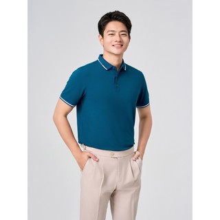[SALE OFF] Áo polo nam YODY ponte roma cool dáng suông co giãn, đàn hồi chạm mát tức thì MAPO25S051