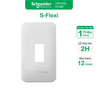 (SE) Mặt cho MCB 1 cực / MCB 2 cực màu trắng dòng S-flexi - Schneider Electric - FG1051MCB_WE_G19 FG1052MCB_WE_G19