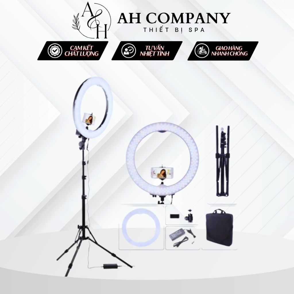 Đèn Livestream Size 45 Đi Kèm Chân Đỡ Đèn Bằng Sắt Siêu Sáng, Sử Dụng Siêu Tiện Lợi