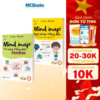 Sách - Combo Mindmap cho học sinh tiểu học - Từ vựng + Ngữ pháp - Lẻ/combo tùy chọn