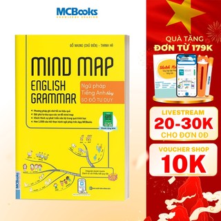 Sách - Mindmap English Grammar - Ngữ pháp Tiếng Anh Qua Sơ Đồ Tư Duy (PHIÊN BẢN ĐẶC BIỆT 2022) - Kèm khóa học chi tiết