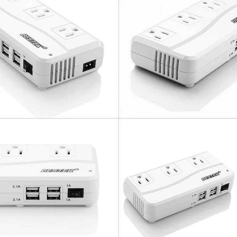 [ Cam kết chính hãng ] Ổ điện xe hơi 12V sang 220V BESTEK 200W Power Inverter ( Max 500W )