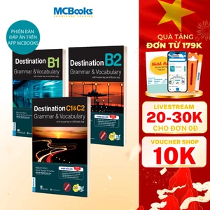 Sách - Combo Destination Grammar & Vocabulary B1, B2, C1&C2 - Phiên bản mới (Lẻ/ Combo)