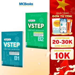 Sách - Combo Ready for VSTEP Chiến thuật làm bài VSTEP B1,B2