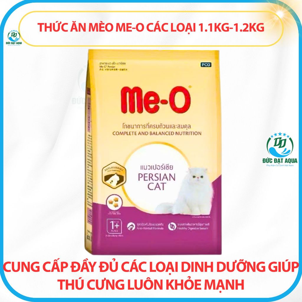 thức ăn mèo trưởng thành & mèo con ME-O 1.1kg - 1,2kg, cá thu , cá ngừ , hải sản , cá hồi, Persian hàng nhập thái lan 2