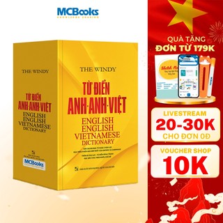 Sách - Từ Điển Anh Anh Việt Phiên Bản Bìa Cứng Màu Vàng