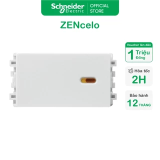(SE) Công tắc 2 chiều size S Schneider dòng Zencelo 250V 16AX 2 màu Đen Trắng 8431S_2_WE_G19 8431S_2_BZ_G19