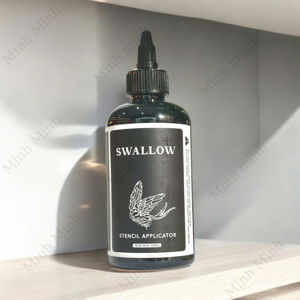 Nước Pha Đen - Pha Màu Swallow Sơn Én, Gel Scan Dùng Trong Phun Xăm Body Tattoo