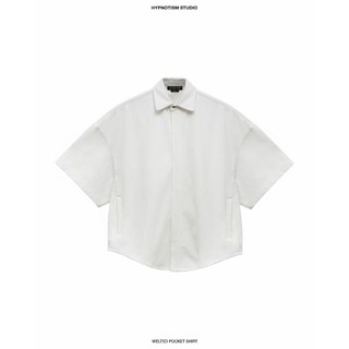 HYPNOTISM | WELTED POCKET SHIRT - Áo sơ mi kaki form boxy có túio