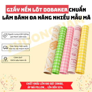 Tấm Giấy Nến Lót Hộp Bánh Bento Đa Năng – Nhiều Mẫu Hot Trend – Phân Phối bởi DoBaker