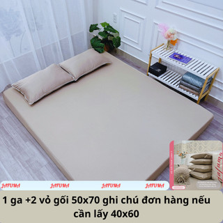 Bộ 3 món dra giường 2 mặt có khoá kéo thun lạnh Ý cao cấp JAFUMA  1mx2m 1m2x2m 1m4x2m 1m6x2m 1m8x2