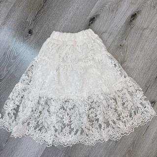 CV19-[tomnaukid] Chân váy ren dài cho bé gái size từ 9-35Kg