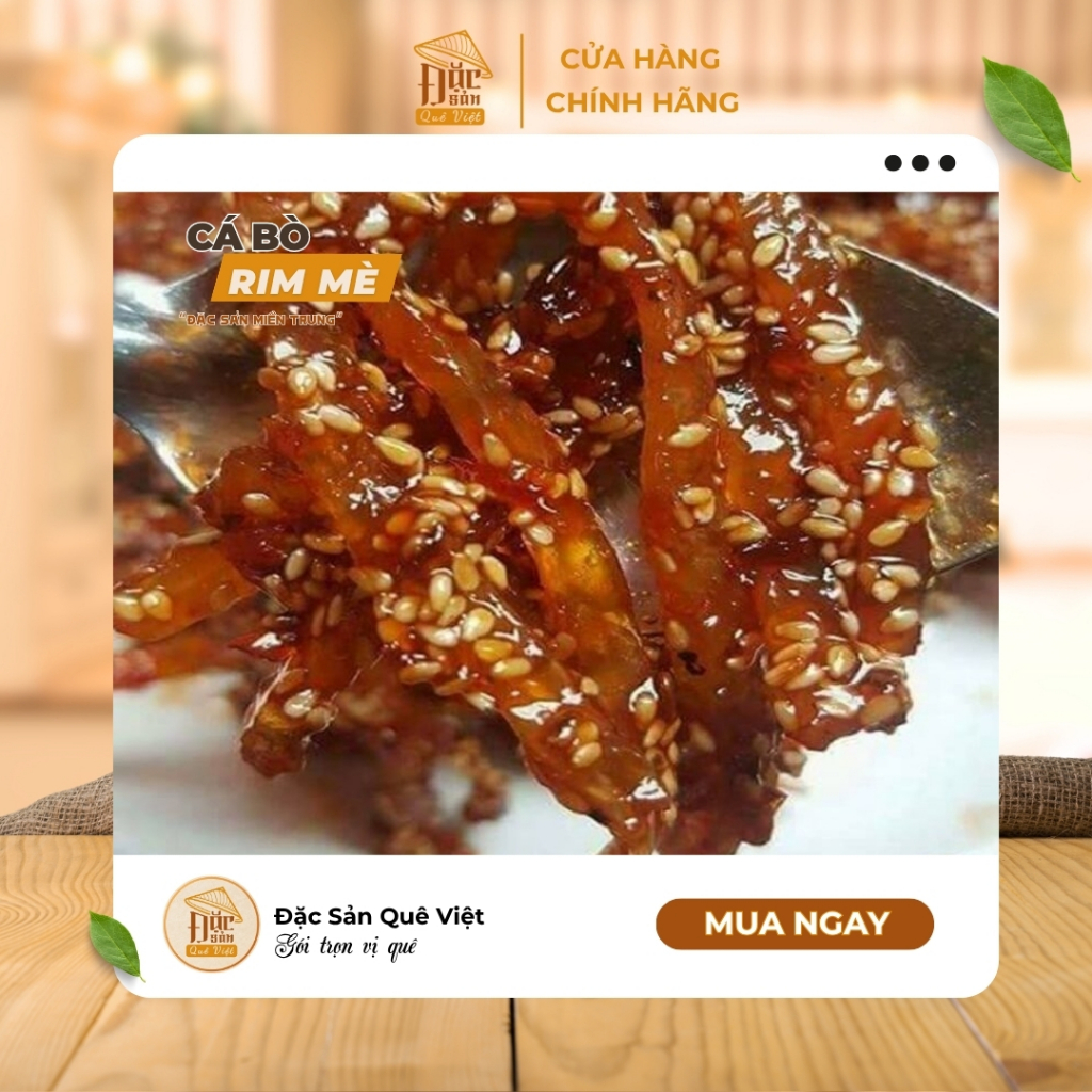 Cá bò rim mè Đặc sản Quê Việt miền Trung loại 1 - săn dai thơm ngon bao ...