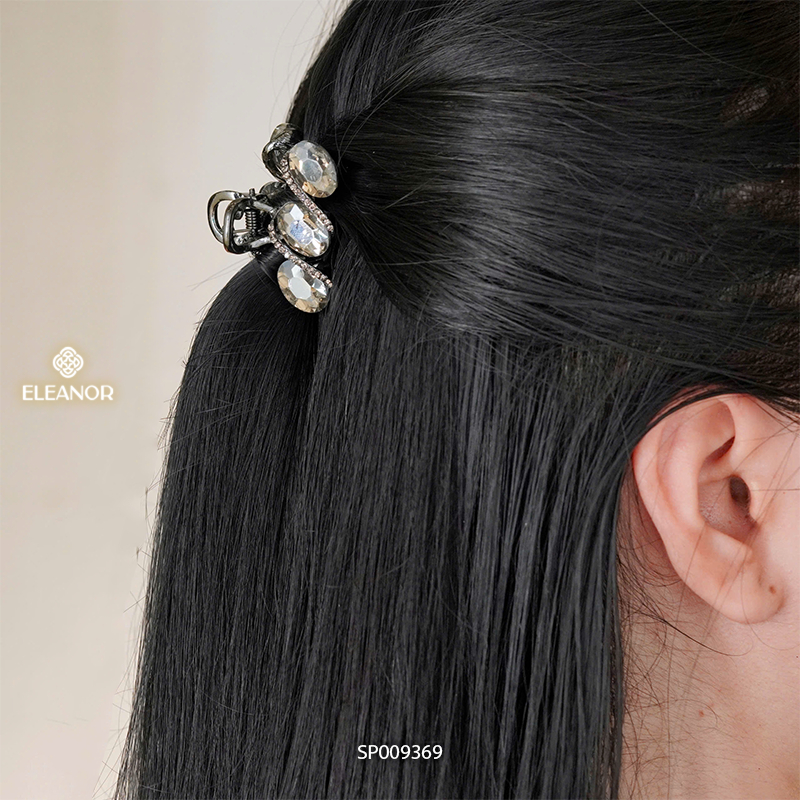 Kẹp tóc nữ càng cua Eleanor Accessories kẹp tóc thiết kế đính đá phụ kiện tóc 9369