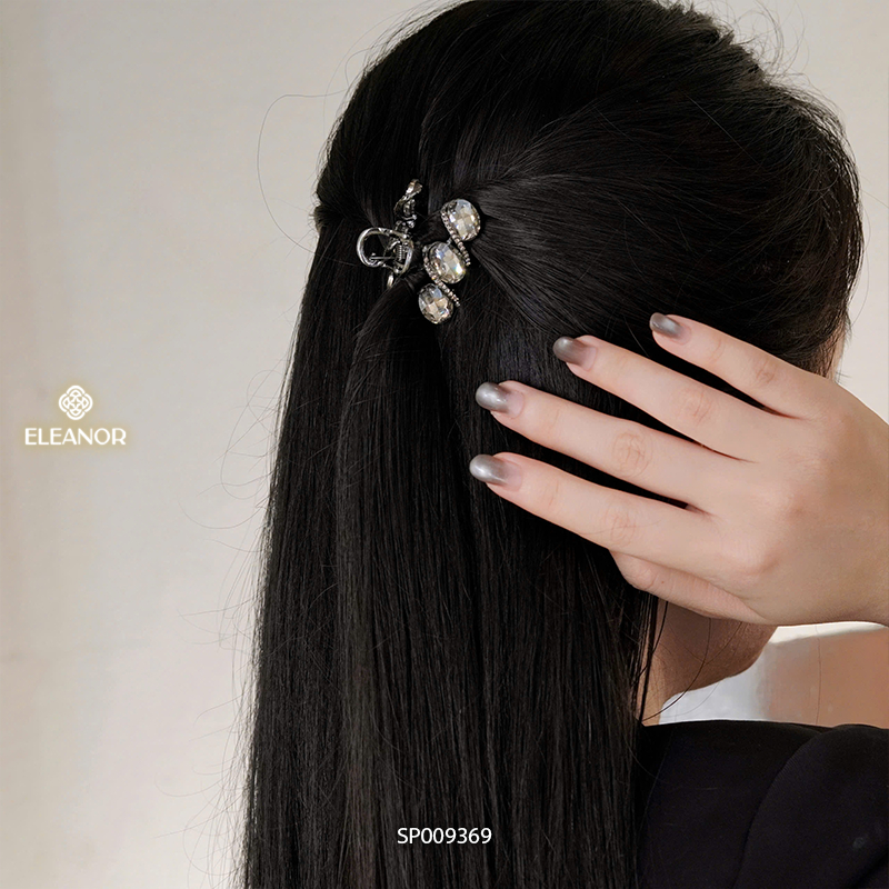 Kẹp tóc nữ càng cua Eleanor Accessories kẹp tóc thiết kế đính đá phụ kiện tóc 9369