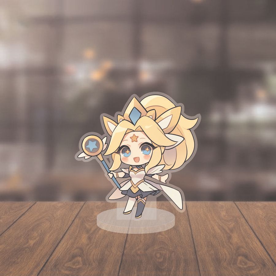 Mô hình Standee Liên Minh Huyền Thoại LOL -  Chất liệu mica- Trang trí để bàn góc học tập (KT :12cm)