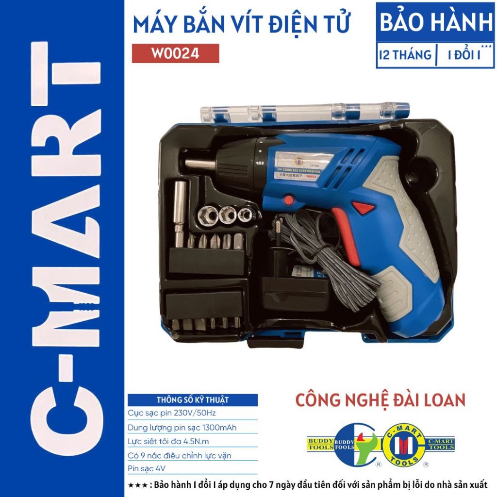 Máy bắn vít Cmart W0024 chính hãng | Shopee Việt Nam