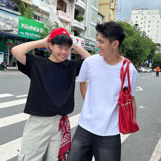 Áo Thun Trơn Form Boxy LAWI, Áo Thun Local Brand Unisex Nam Nữ Oversize