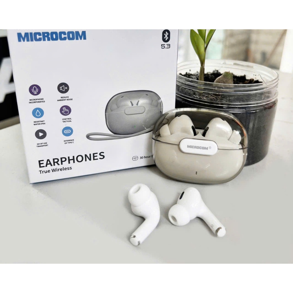 Tai nghe Bluetooth Microcom XT40 kết nối Bluetooth 5.3 | Shopee Việt Nam