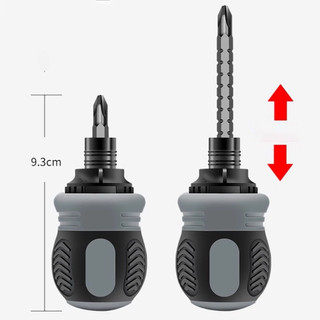 Tua Vít Đa Năng Tăng Đưa Tự Động, Tô Vít Lùn Bánh Cóc Đổi Đầu, Chỉnh Độ Dài, Thép CR-V Siêu Cứng