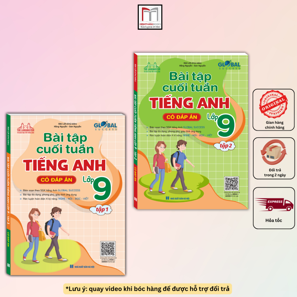 Sách Global Success Bài Tập Cuối Tuần Tiếng Anh Lớp (Có đáp án
