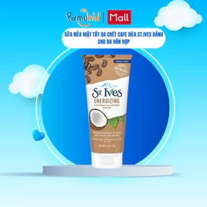 Sữa Rửa Mặt Tẩy Tế Bào Chết St.ives Cafe Dừa 170g - giúp làm sạch dầu thừa, giảm mụn đầu đen